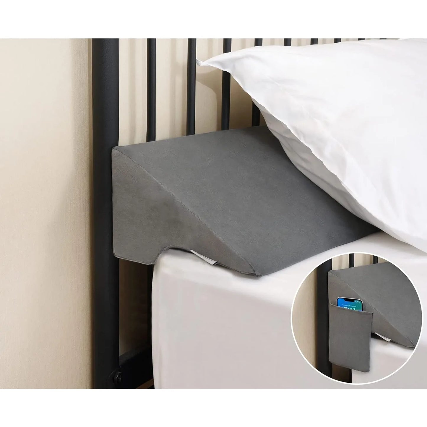 Breez Retail Therapy Wedge Pillow For Headboard Gap Filler