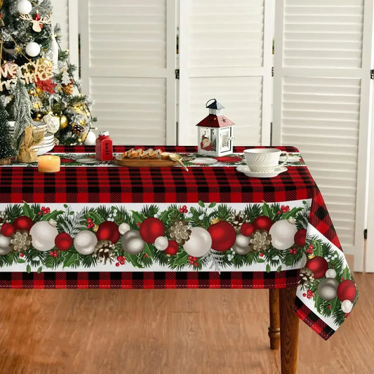 Zhejiang Craft Of Weaving Christmas Tablecloth Waterproof