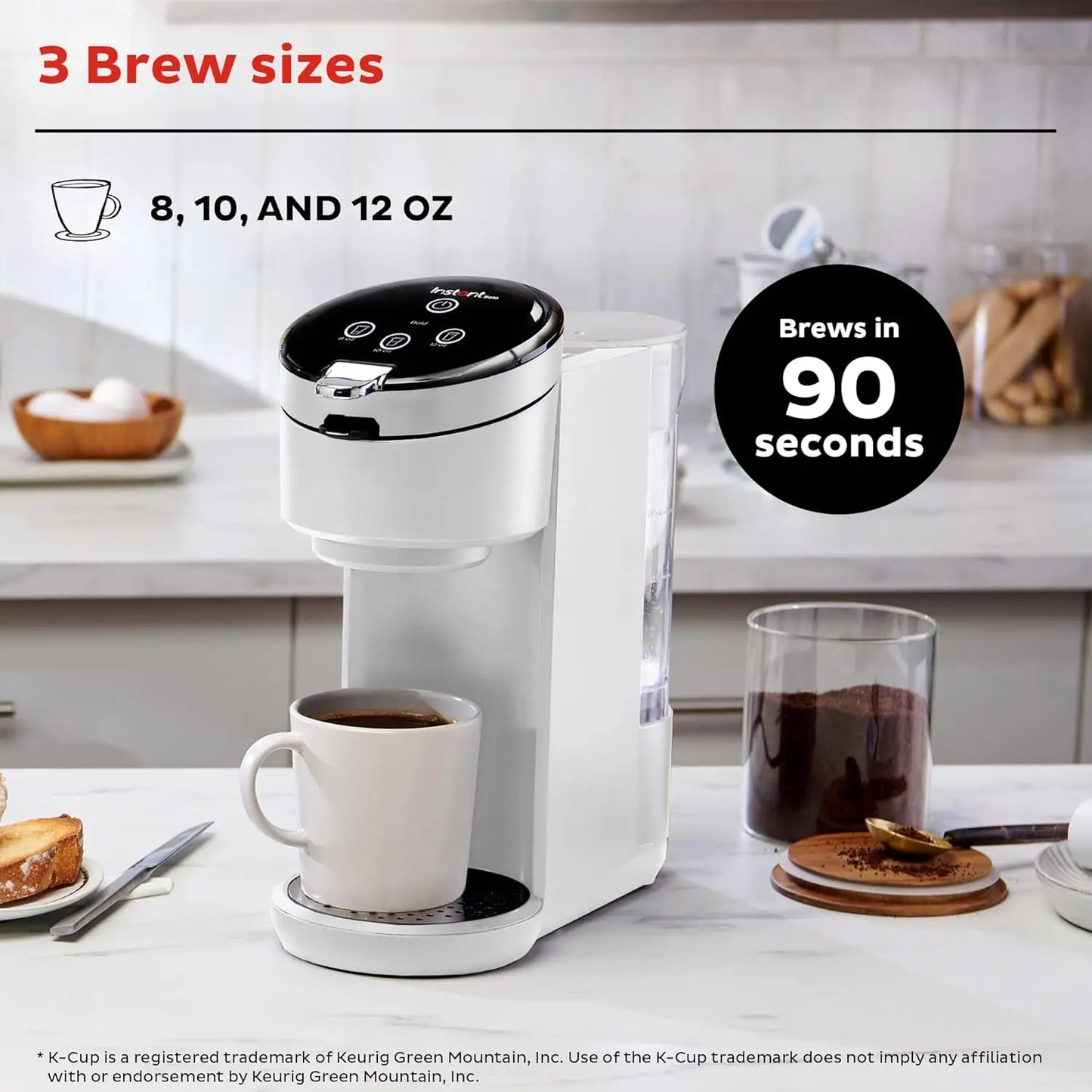 Iosn K Cup Pod Compatible Single Serve Coffee Maker Bold
