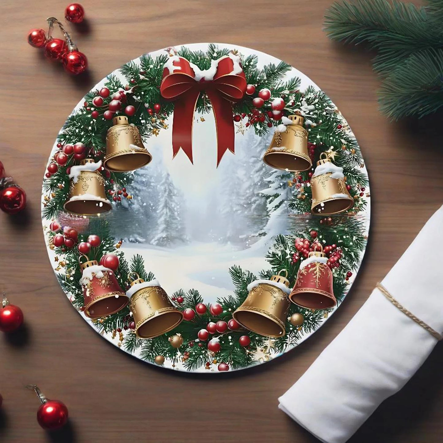 Craft Of Weaving Christmas Table Runner Linen For Dining