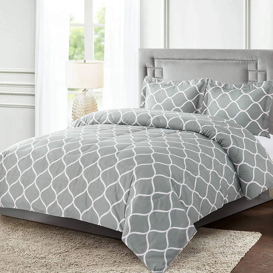Breez Retail Therapy Geometric Polyester Comforter Set