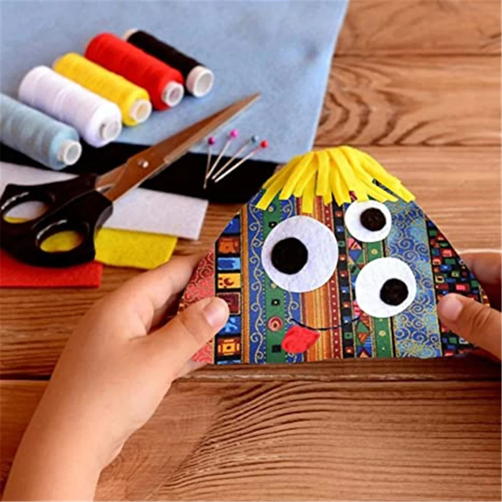 TWISTER 5 Piece Colored Ethnic Pattern Cotton Fabric Set