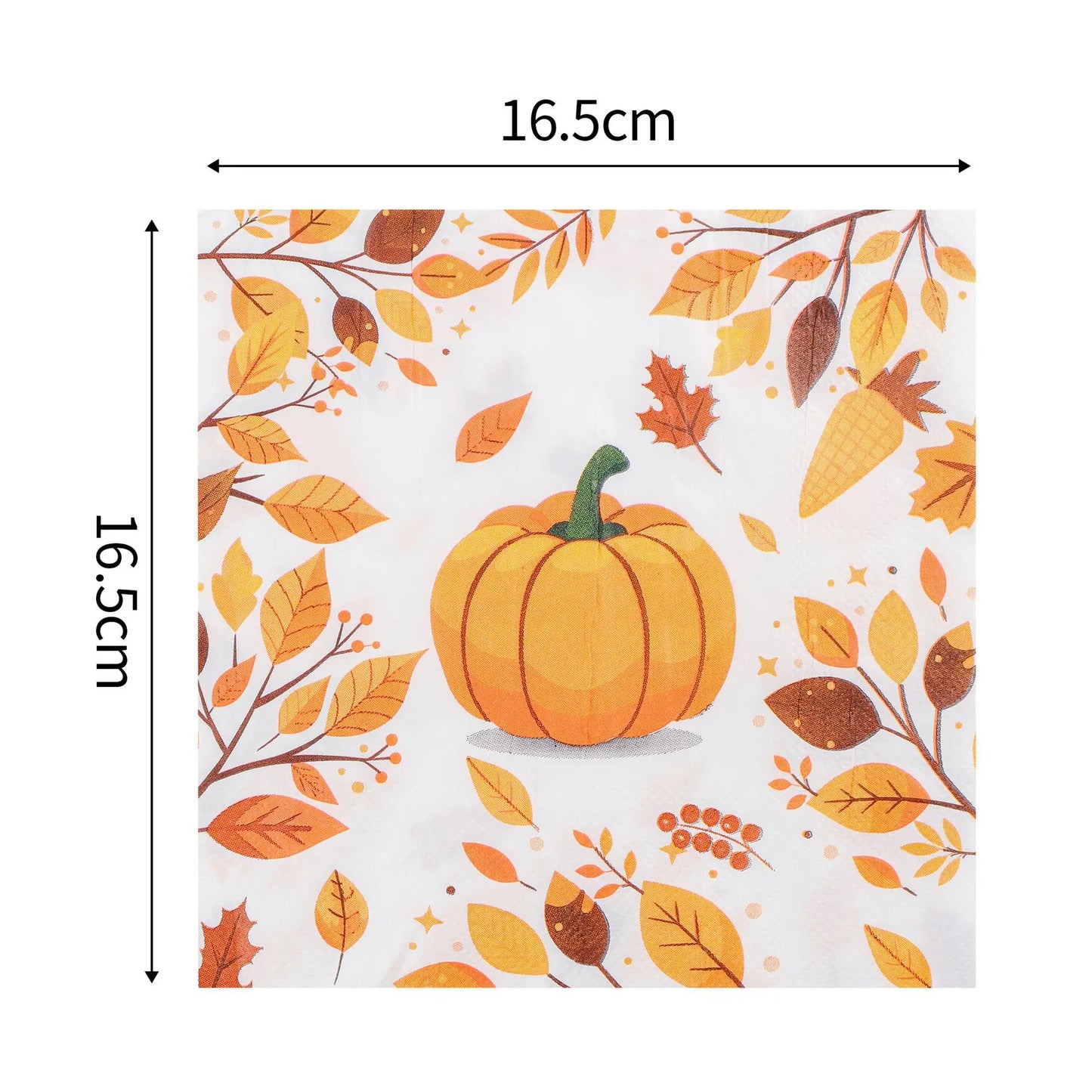 Autumn Maple Leaf Thanksgiving Napkins