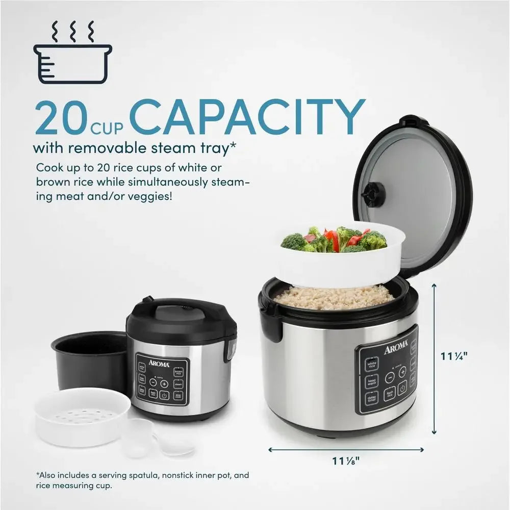 XMSJ 20 Cup Multi Cooker And Rice Cooker With Steamer