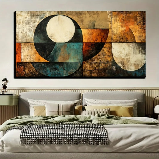 Hign-concerned Abstract Wall Art Framed Mural Living Room