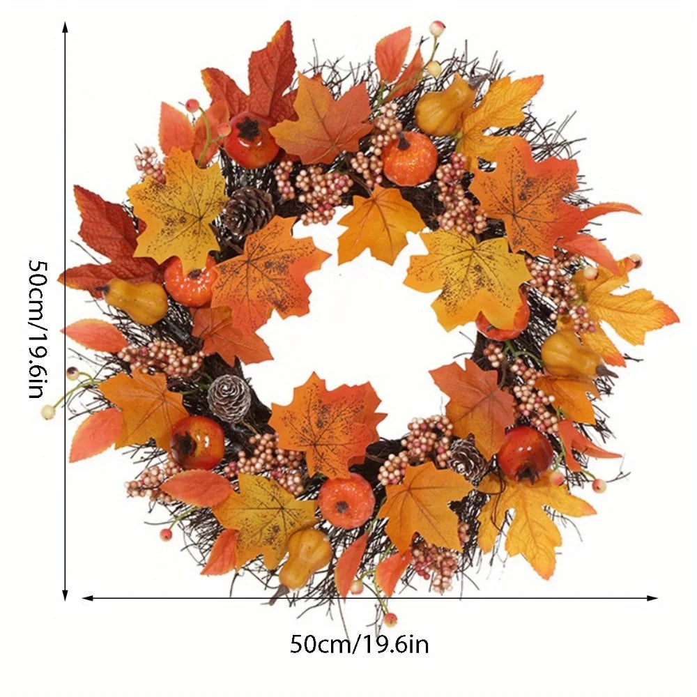Zhejiang Hign-concerned Chemical Fall Maple Leaves Door Wreath