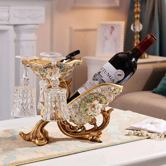 Hign-Concerned Luxury Wine Rack Bottle Holder Stand