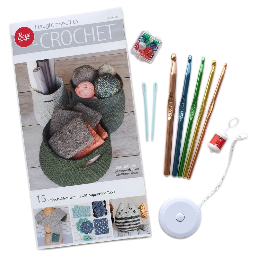 XMSJ 30 Piece Everyday Crochet Kit With Accessories And Instructions