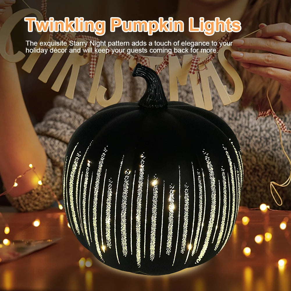 Halloween Pumpkin Lamp Twinkle Fairy LED Lights for Home