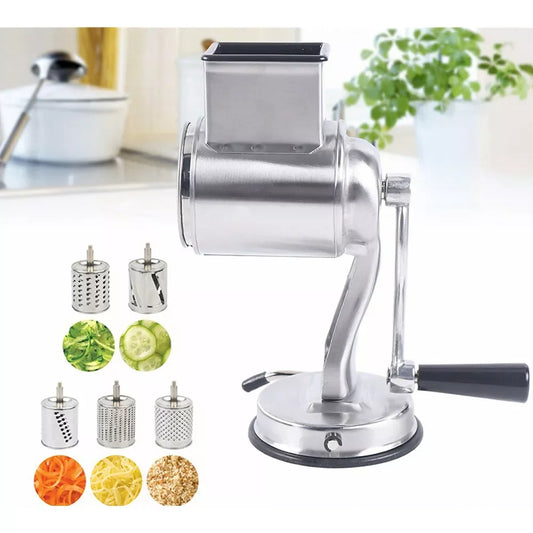 Fruit And Vegetable Tools Rotary Cheese Grater Five Blades