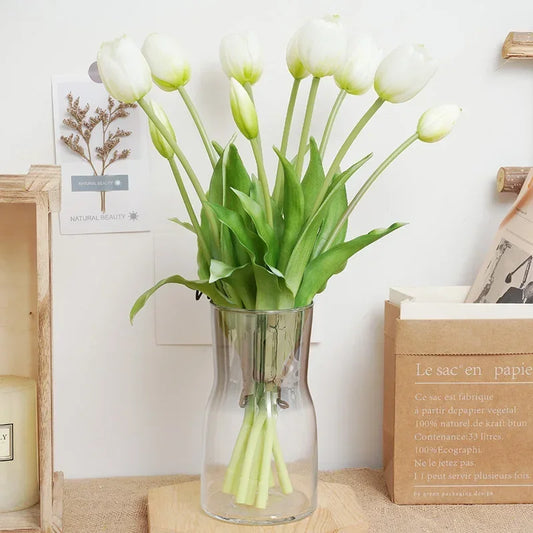 Zhejiang Silicone Real Touch Five Head Tulip Bouquet