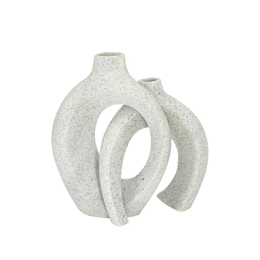 Function Set 2 Decorative Hollow Vases Table Centerpiece