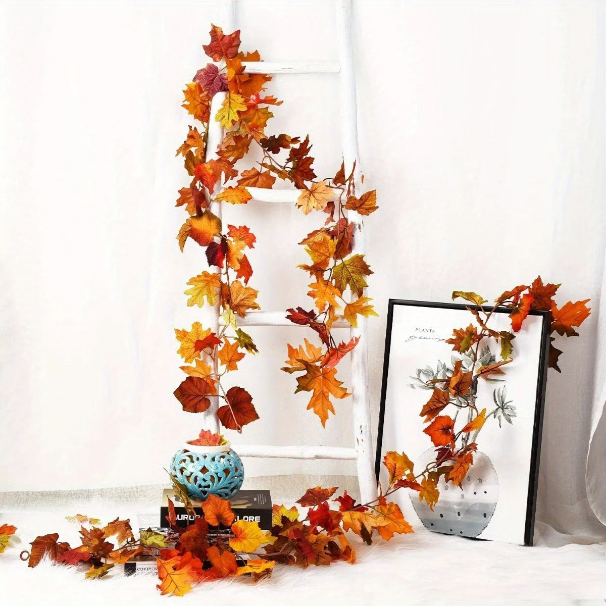 Zhejiang Fall Maple Leaf Garland Hanging Vine Decor