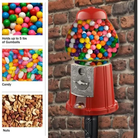 Great Northern Popcorn Gumball Machine With Stand And Bank