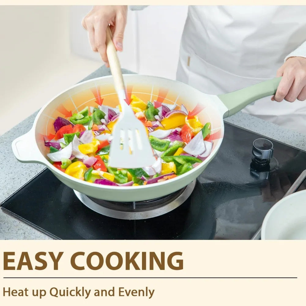 Nonstick 23 Piece Cookware Set Pots And Pans Oven Safe