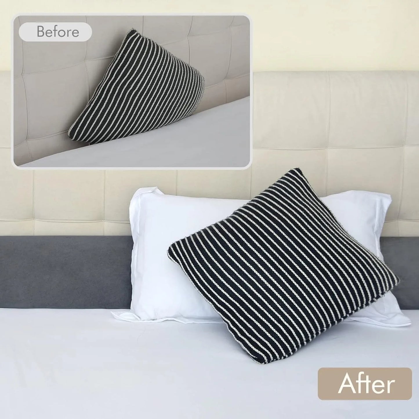 Breez Retail Therapy Wedge Pillow For Headboard Gap Filler