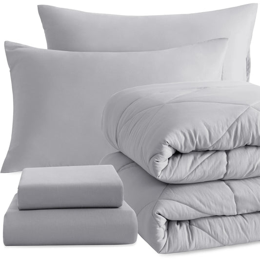 Ntbay Five Piece Bedding Comforter Set Bed In A Bag