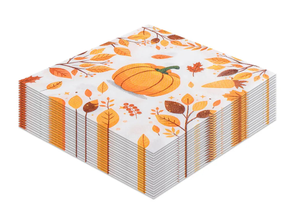 Autumn Maple Leaf Thanksgiving Napkins