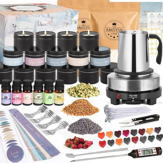 Breez Retail Therapy Candle Making Kit With Wax Melter