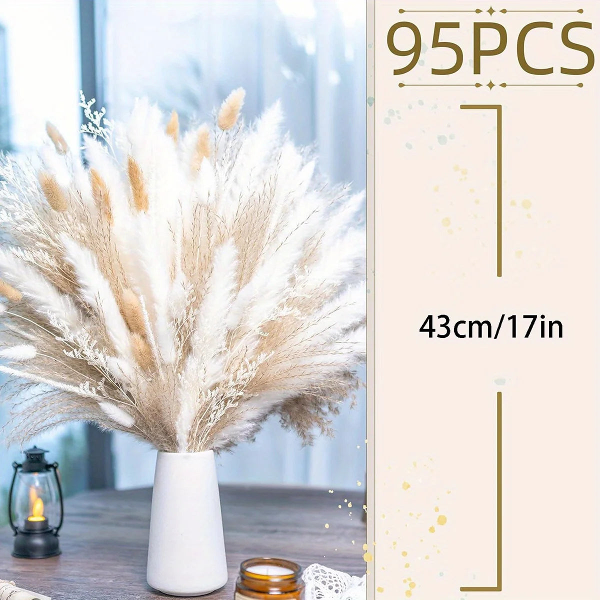CN Zhejiang Pampas Grass Bouquet Natural Dried For Home Decor